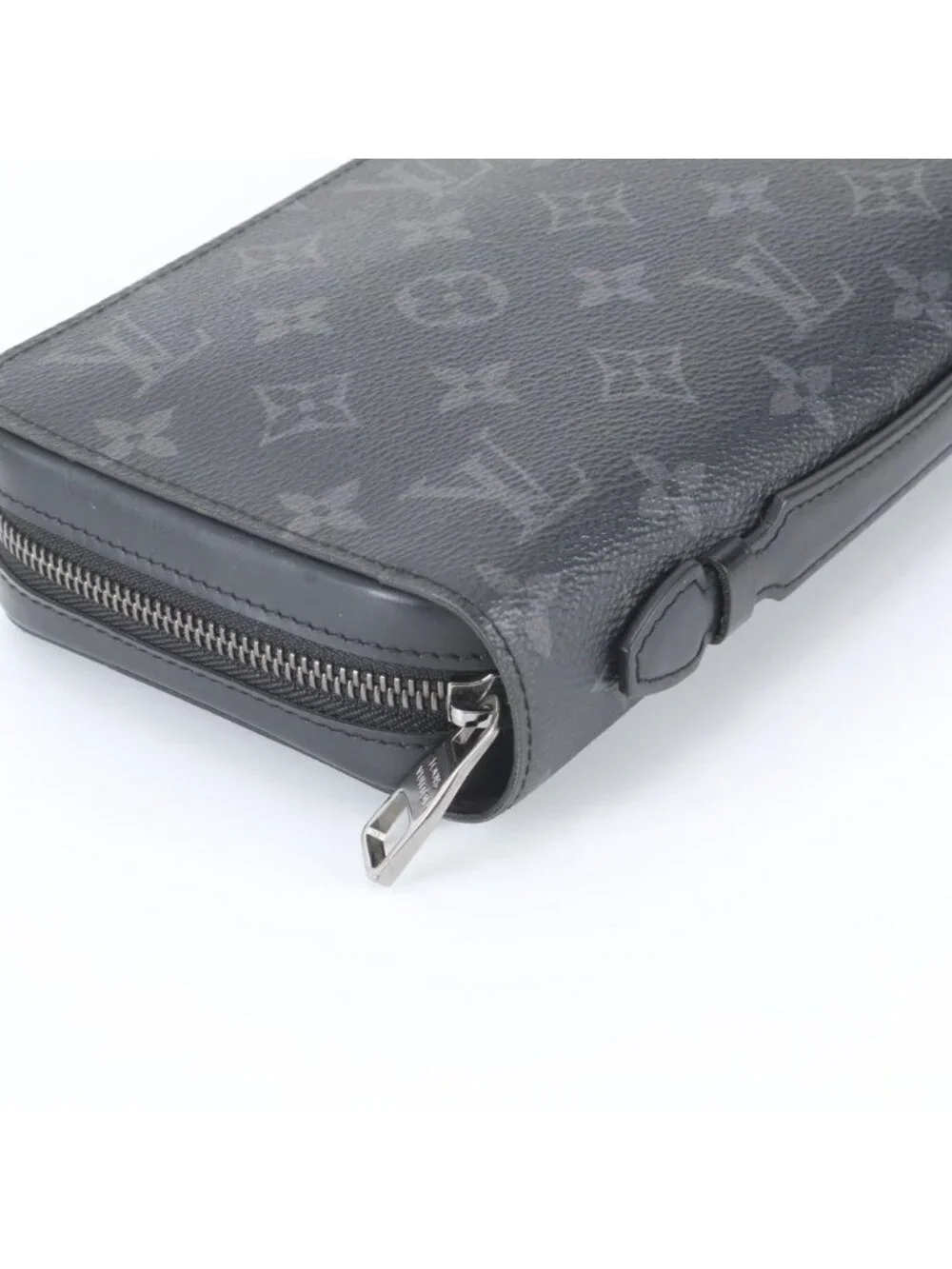 Louis Vuitton Monogram Eclipse Zippy Leather Wallet
